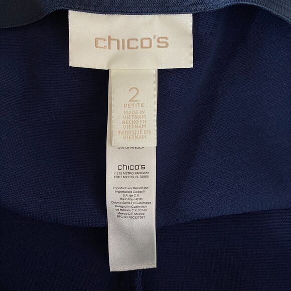 Chico's Juliet Ankle Pants Women's Size Large Petite (Chico's 2 ) - Picture 3 of 7